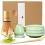 5 pièces Matcha Kit Fouets à Matcha Convient à la Préparation de Thé Matcha pour la Maison