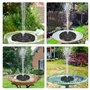 Fontaine Solaire 3w Flottante Fontaine Solaire Exterieure De Jardin Fontaine Solaire pour Bassin Exterieur avec 7 Buses Convient