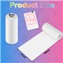 Lot de 15 Rouleaux de Papier Thermique 57mm x 25mm x 7m,Papier Imprimante Thermique d'impression Instantanées pour Appareil Phot