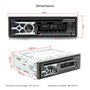 iFreGo Autoradio avec Lecteur CD Bluetooth Mains Libres, Bluetooth 1 DIN USB/TF/Lecteur MP3/AUX in,Radio FM/AM, RDS, RCA, Foncti
