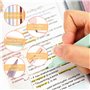 Surligneurs Pastel, 12pcs Double Tête Surligneurs Pastel Esthétiques de La Bible,Double Tête Surligneurs, Highlighters de Mignon