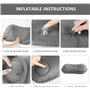Coussin gonflable de camping de compression, oreiller gonflable ultra léger, coussin de soutien de cou lombaire ultra-léger pour