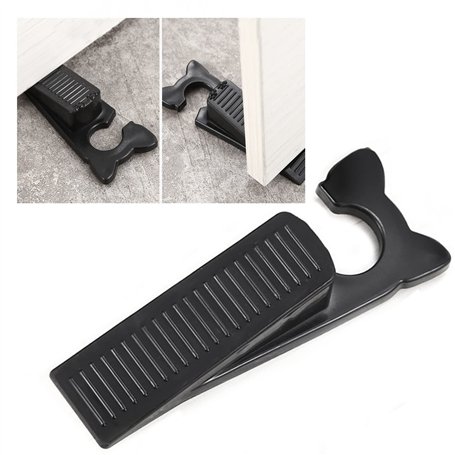 WUBAYI Lot de 4 butées de porte avec crochets – Cale en caoutchouc antidérapant en forme de chat | pour salle de bain