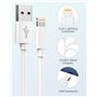 Câble iPhone 3M, Cable Chargeur iPhone 3M Long [Certifié MFi] Cable Lightning USB Cordon iPhone Fil Chargeur iPhone Cable Charge