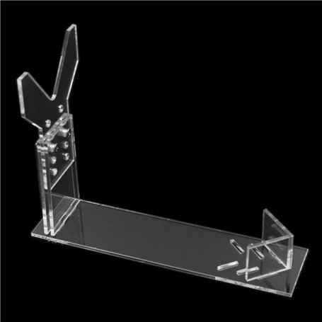 Support Gun Pistol Revolver Arme - 195*50*160 mm acrylique transparent Rack Stand d'armes réglable pistolet jouet Pour Types De