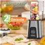 Mini Blender avec 2 Bouteilles Portables de 600 ml