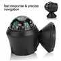 Keenso Compas de Bateau Compas de Navigation Boussole Marine Réglable Electronique Boussole de Vision Nocturne pour Véhicule de 