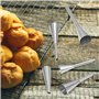 5 Pièces Douille à Pâtisserie Inox, HASLED Buse pour Crème, Seringue Patisserie, Accessoire Patisserie, pour Garnir Confitures, 