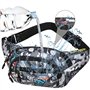 Waist Bag Camo Grande Capacité Sac Banane 1pcs Sport Sacs Bananes De Randonnée Vintage Tendance Imperméable Tissu Nylon avec Fer