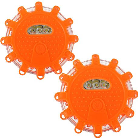 HUAREW 2 Pack Éclairage de Secours Multifonction Voyant d'avertissement