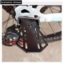 jiele 2pcs Pédale Arrière Repose-Pied Essieu Acier Antidérapant pour Bicyclette Universel