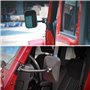 Carrfan Rétroviseurs latéraux Rétroviseurs 4x4 pour rétroviseurs Tout-Terrain à Ouverture Rapide pour Jeep Wrangler