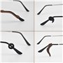 24 Paires Oreille de Lunettes Supports de Lunettes en Silicone Antidérapant pour Lunettes Crochets d'oreille de Lunettes Poignée