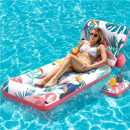 LUVTOY Matelas Gonflable pour Adultes avec Dossier Réglable