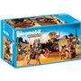 Playmobil - 5248 - Jeu de Construction - Chariot avec Cow-Boys et Bandits