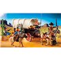 Playmobil - 5248 - Jeu de Construction - Chariot avec Cow-Boys et Bandits