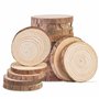 18 pcs Rondin de Bois Deco 7-10cm sans Trou