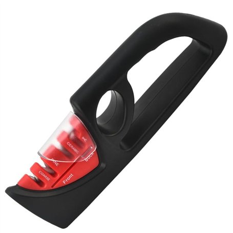 4 en 1 Aiguiseur de Couteaux Manuel - Affûteur Professionnel pour Couteaux de Cuisine