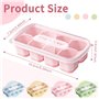 Moule à Glaçons en Silicone sans BPA,Empilable Glaçons Plaque Carré