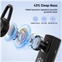 New Bee Oreillette Bluetooth V5.0 Main Libre avec Technologie de Capture de Voix Claire - Kit Invisible pour iPhone Samsung Huaw