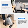 GOTOTOP Mini Vélo d'Appartement avec Moniteur LCD Mini Réglable Vélo Entraînement Pédalier Mouvement Convient pour Bras, Jambes,