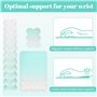 YBCCBY Tapis de Souris et Repose-Poignet Clavier, Cloud Repose-poignet Tapis Souris Ergonomique en Mousse à Mémoire Tapis de Sou