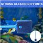 Kit de nettoyage pour aquarium, comprend 1 Aquarium Fish Tank Aspirateur avec Pompe à Siphonner Eau avec Filtre à Gravier et 1 b