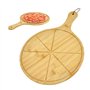 LPAMABA Planche à Découper Bois Pizza 28.5cm