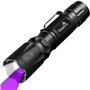 DaskFire 2 en 1 Lampe Torche LED Puissante 900Lumens Lampe UV 395NM Lumière Ultraviolet 4 Modes Eclairage Lampe de Poche Zoomabl