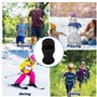 SEFIRST 5 Pcs Cagoule Enfants, Masque de Ski, Cagoule Moto Balaclava Hiver Tour de Cou Enfants Coupe, Protection UV, Charpe de C