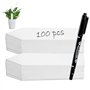 NXPUXP Étiquettes en Plastique Pour Plantes Avec Stylo