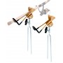 QWORK® Lot de 2 support canne a peche
