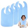 QWORK® 4 Pièces Bavoir Adulte