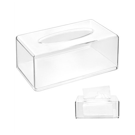 QWORK Boîte à mouchoirs en Acrylique