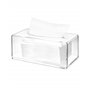 QWORK Boîte à mouchoirs en Acrylique, Transparent Porte mouchoirs, pour la Chambre, la Salle de Bain, Le Salon