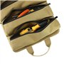 QWORK® Trousse Sacoche Enroulable avec Pochettes Amovibles, Résistant à l'usure et Imperméable - Sac à Outils pour Bricoleur