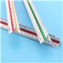 Roysmart Règle en plastique graduée triangulaire, règle d'échelle de 30 cm, échelle triangulaire, échelles métriques 1:20 1:25 1