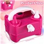 TIDEVAN 400W Pompe à Ballons électrique,Portable Double buse Gonfleur,Pompe à Air électrique Ballon Gonfleur Ballon Electrique L