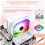 Thermalright Assassin King 120 SE BLANC ARGB Refroidisseur d'air pour processeur, 5 caloducs, TL-C12CW-S PWM Refroidisseur de pr