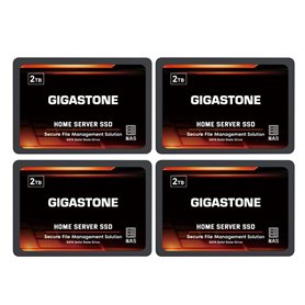 Gigastone Serveur SSD 2To (Lot de 4) NAS SSD Cache 24h/24
