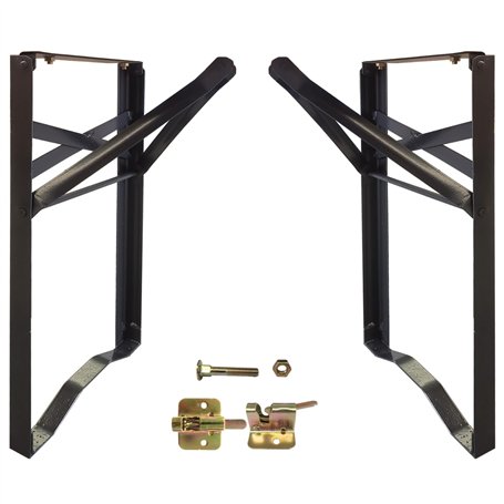 Vigormat Pieds de Rechange pour Banc de Service à bière en métal - Ensemble de 2 pièces