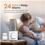 Chauffe-biberon Électrique 8-en-1, Réchauffage Rapide du Lait Maternel, Contrôle Intelligent de Température, 220V
