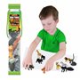 Cubitube - Animaux Sauvages de Deluxebase. 11 pièces de Petites Figurines d'animaux de Safari. Tube de Rangement en Plastique ré