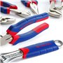 WORKPRO Jeu de Pinces en Cr-V Pince Multiprise, Pince Universelle, Pince Coupante, Pince à Bec Long et Clé à Molette pour Répara