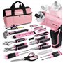 WORKPRO Boîte à Outils Pink Rose 53 Pièces avec Tournevis sans Fil 3