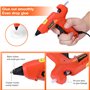 ValueMax Pistolet à Colle Chaude 30W avec 20 Bâtons de Colle 7x100 mm, Pistolet à Colle Electrique de Chauffage Rapide, Anti Eco