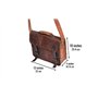 Jaald 33 Cm Mallette Porte-Documents Serviette Sac Messenger À Bandoulière’Épaule en Cuir pour Ordinateur Portable Business Voya