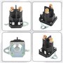 SOLLON Relais de Solénoïde de Démarreur 12V 4 Broches Contacteur 12 volts 862-1241-211-12, Convient pour Tracteur Tondeuse, Moto