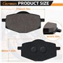 Cnornus Plaquettes de Frein Arrière pour Yamaha TDR 125 1993-2003 YZ 125 U 1988 /TDR 125 (4GW/GX 1/2/3/4)1993-2003