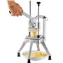 VEVOR Coupe-Frites Professionnel Manuel Coupe-Légumes Multifonction Commercial en Inox Lame de 0,95 cm Coupe Pomme de Terre Frui